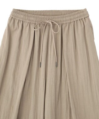 YECCA VECCA 【UVカット/遮熱/接触冷感】COOLタックワイドパンツ Gray Beige