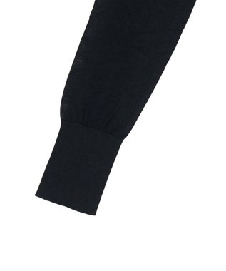 JOSEPH レース&ニット　Vネックカーディガン Black