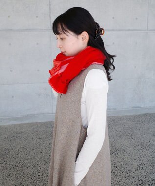 nitorito FUDGE12月号掲載【UNISEX】sora スヌード red
