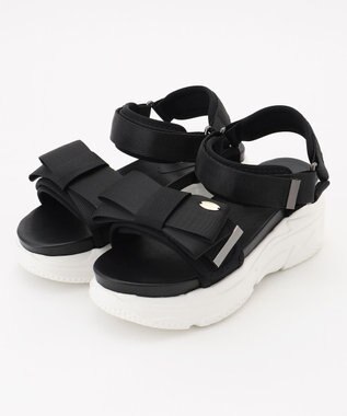 TOCCA RIBBON KNOT SPORTS SANDALS サンダル ブラック系