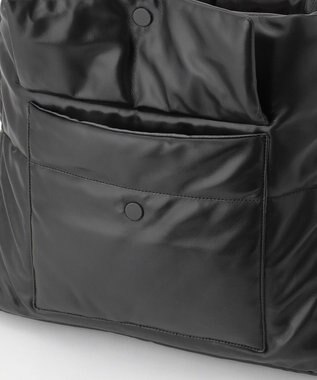 JOSEPH HOMME シンセティックソフトレザー　ワンショルダー バッグＬサイズ ブラック系