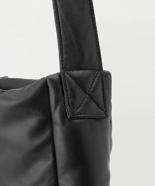 JOSEPH HOMME シンセティックソフトレザー　ワンショルダー バッグＬサイズ ブラック系