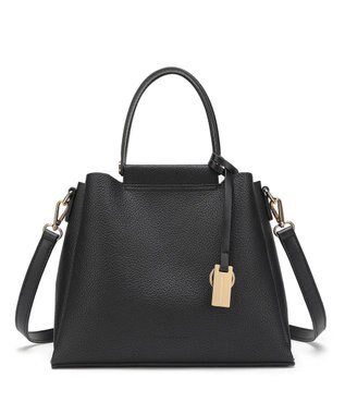 style code 【MERCURYDUO/マーキュリーデュオ】両アオリポケット　ハンドバッグ　キーリングチャーム付き ブラック