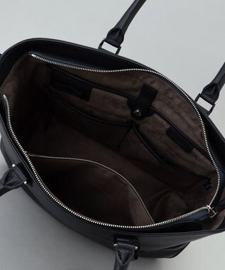 GOTAIRIKU 日本製【PELLE MORBIDA】2WAY シュリンクレザートートバッグ ネイビー系