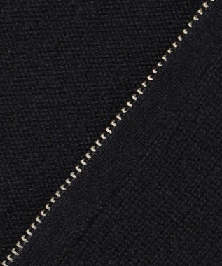 ICB L 【新色追加】ソフトカシミヤミックス ニットトラックジャケット ブラック