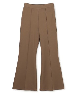uncrave ジョーゼットダブルジャージー フレアパンツ キャメルベージュ