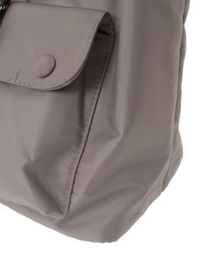 Green Parks ・ｆｕｒｒｙ　ｒａｔｅ　ナイロンドロートート Gray Beige