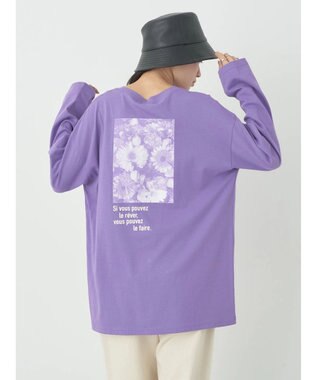 earth music&ecology Ａｕ　ｐｅｔｉｔ　ｂｏｎｈｅｕｒ　ロンＴ Purple