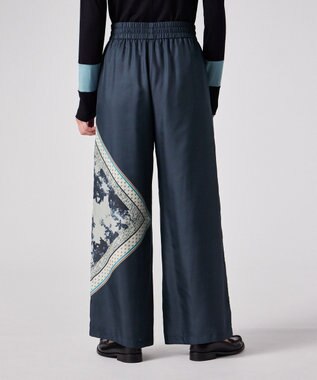 Paul Smith Travel Scarf ワイド パンツ ネイビー