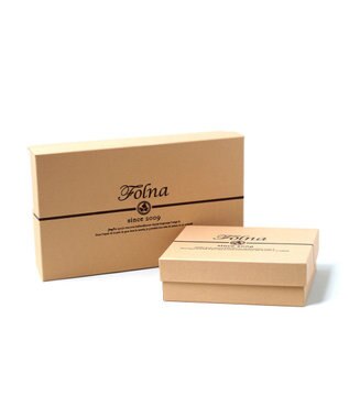 FOLNA RD ロング天溝がま口 財布 ブラック