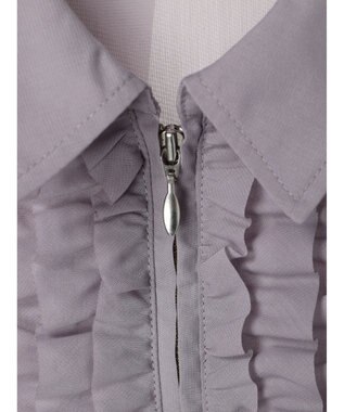 earth music&ecology フリルシャツ Lavender