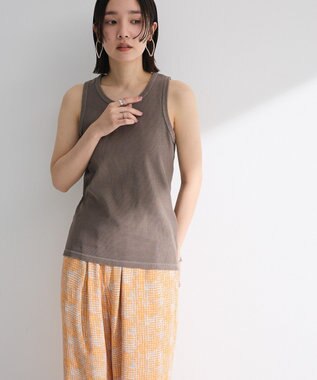 Green Parks ピグメントアメスリタンク Brown