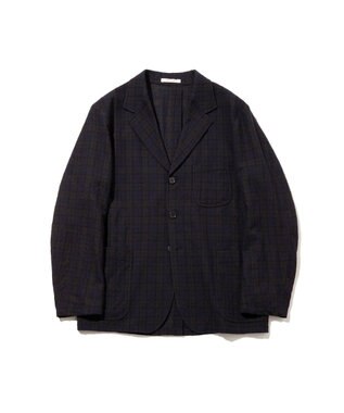 【J.PRESS ORIGINALS】Wool Nylon Refine Tartan Check 3B Sack Jacket / Japan Made