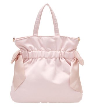 Maison de FLEUR sakuraダブルリボン2Wayトートバッグ Pink
