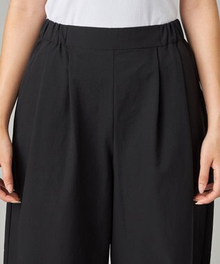 Chacott マイクロドットワイドパンツ ブラック