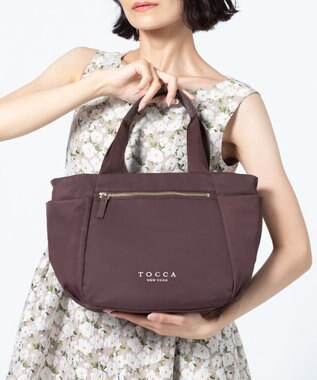 TOCCA 【サスティナブル素材・WEB＆一部店舗限定】NUOTO NYLON TOTE トートバッグ [新色]ブラウン系