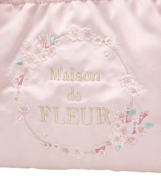 Maison de FLEUR sakuraダブルリボン2Wayトートバッグ Pink