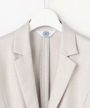 J.PRESS LADIES L OXIJEWEL ストレッチ テーラード ジャケット ライトグレー系