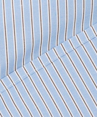 NAVE 【ReNAVE・セットアップ可/洗える/接触冷感/UVケア】コットンポリブロード クロップドシャツ サックスブルー系1