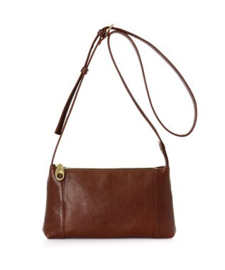 IBIZA カンビアール　牛革　ショルダーバッグ 濃茶