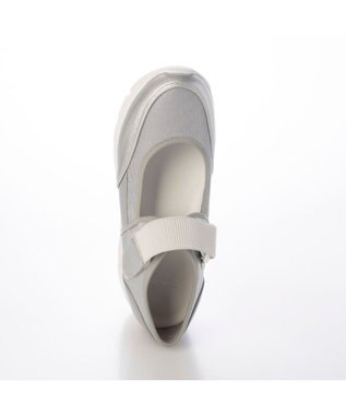 ing <ing>【WEB限定】厚底メッシュストラップスニーカー シルバー