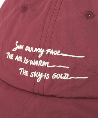 AMERICAN HOLIC 【マルチ機能】折りたたみ手描き刺繍キャップ Red