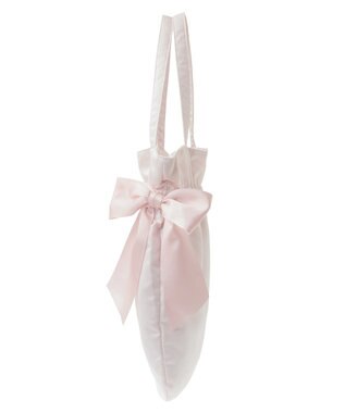 Maison de FLEUR ダブルリボンギャザートートバッグ Pink