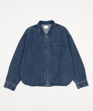 WEGO デニムシャツジャケット デニム中濃加工色