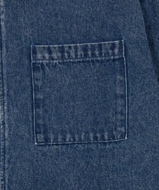 WEGO デニムシャツジャケット デニム中濃加工色