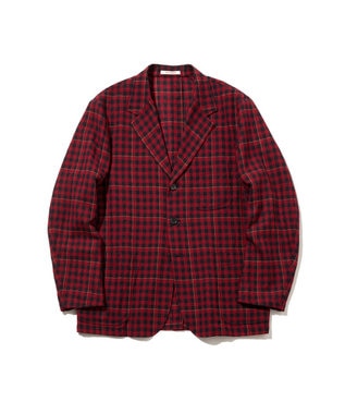 【J.PRESS ORIGINALS】Wool Nylon Refine Tartan Check 3B Sack Jacket / Japan Made