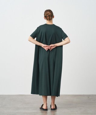 ATON 48/2 NATURAL DYE COTTON | フレアドレス GREEN
