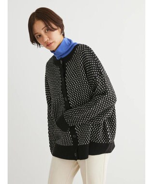 Green Parks ・ＳＵＧＡＲ　ＳＰＯＯＮ　２ｗａｙニットカーディガン Black