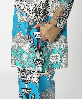 tsumori chisato SLEEP ツモリチサト パジャマ 長袖 長ズボン レディース UDX574 /ワコール ブルー