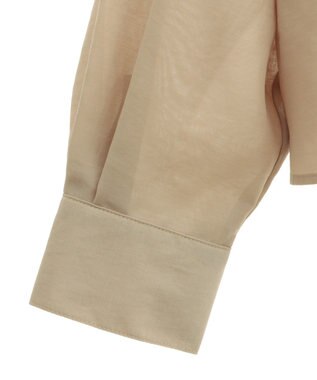 AMERICAN HOLIC シアーショート丈ブラウス Beige