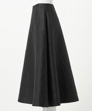 23区 【エステータ】シャイニージャカード フレアスカート ブラック系