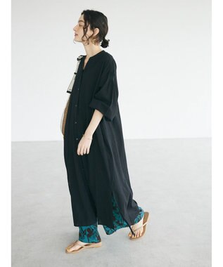 CRAFT STANDARD BOUTIQUE アートフラワーシャーリングパンツ Green