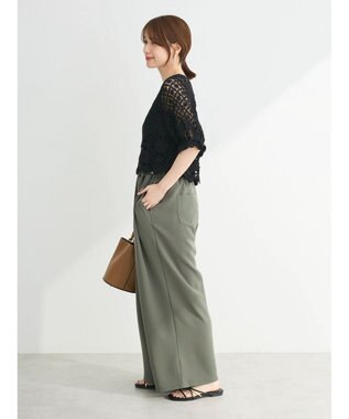 Green Parks ・ＳＵＧＡＲ　ＳＰＯＯＮ　２ｗａｙクロシェカーディガン Black