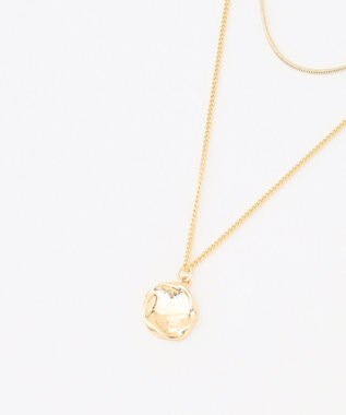 ２連メタルモチーフネックレス