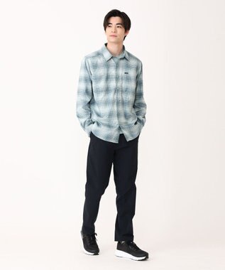 Columbia Columbia/ シルバーリッジユーティリティライトプレイドロングスリーブシャツ /コロンビア Everblue Ridge Ombre