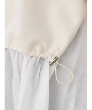 earth music&ecology ダンボールレイヤードチュニック Ivory