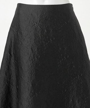 23区 【エステータ】シャイニージャカード フレアスカート ブラック系