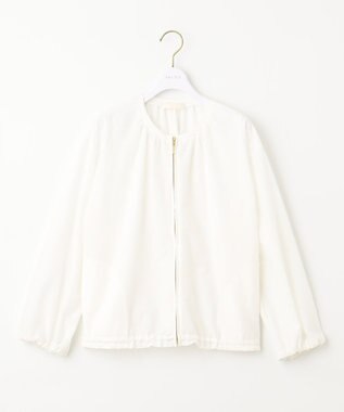 ANY SIS 【洗える】シアーライト ブルゾン アイボリー