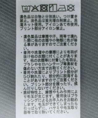 earth music&ecology サイドリブロゴスウェット Gray