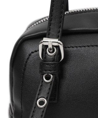 WEGO ミラー付きボストンバッグ ブラック