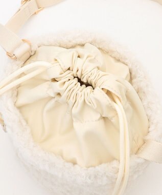 ANY バケットファーショルダーバッグ エクリュ