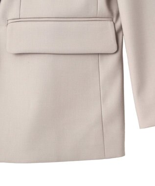 YECCA VECCA 金釦テーラードジャケット Gray Beige