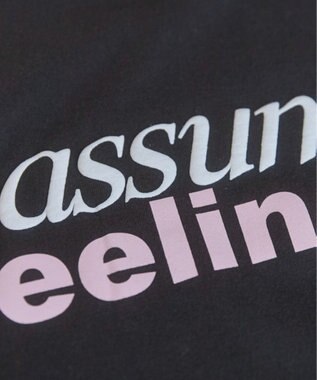 WEGO 【ANGIE VINTAGE】ロゴプリントロンT ブラック中濃色