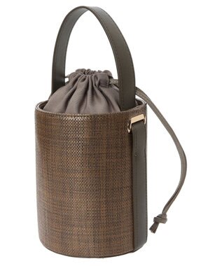 earth music&ecology バケットハンドバッグ Brown