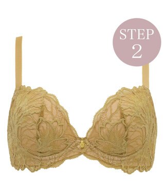 【BRADELIS New York/ 育乳補整ブラ・STEP2 寄せる】ナオミステップ2ブラ24A1