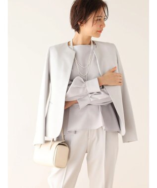 Green Parks ｅｆ－ｄｅ　カラーレスジャケット Gray Beige